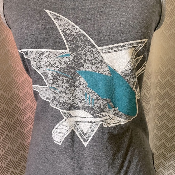 Reebok San Jose Sharks Hockey Team Women’s Tank Top Size Small - Picture 2 of 7